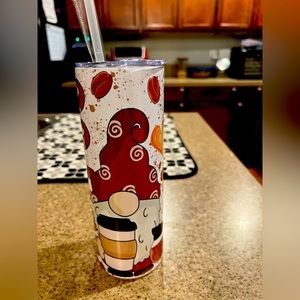 Gnome Coffee Lover Steel Tumbler 20oz